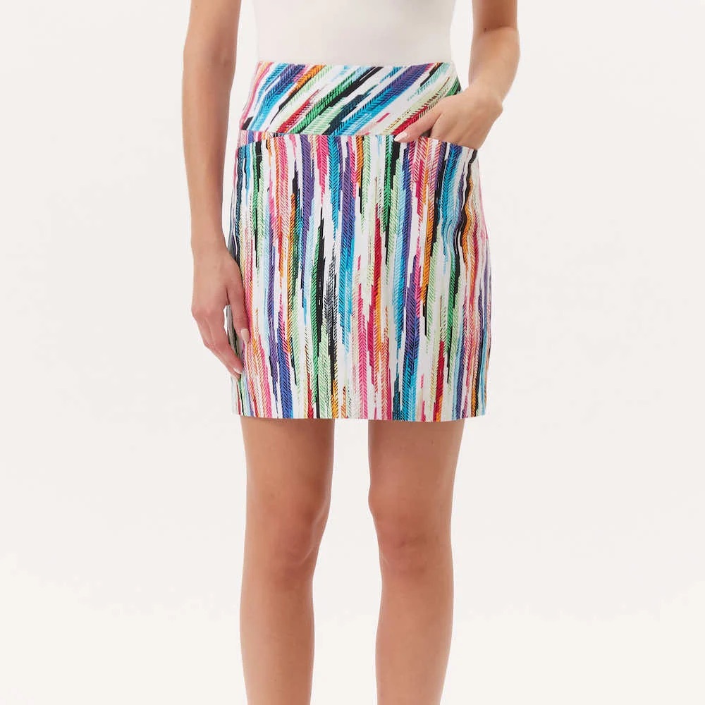 Swing Control Multicolor Striped Women's Skirt size 4